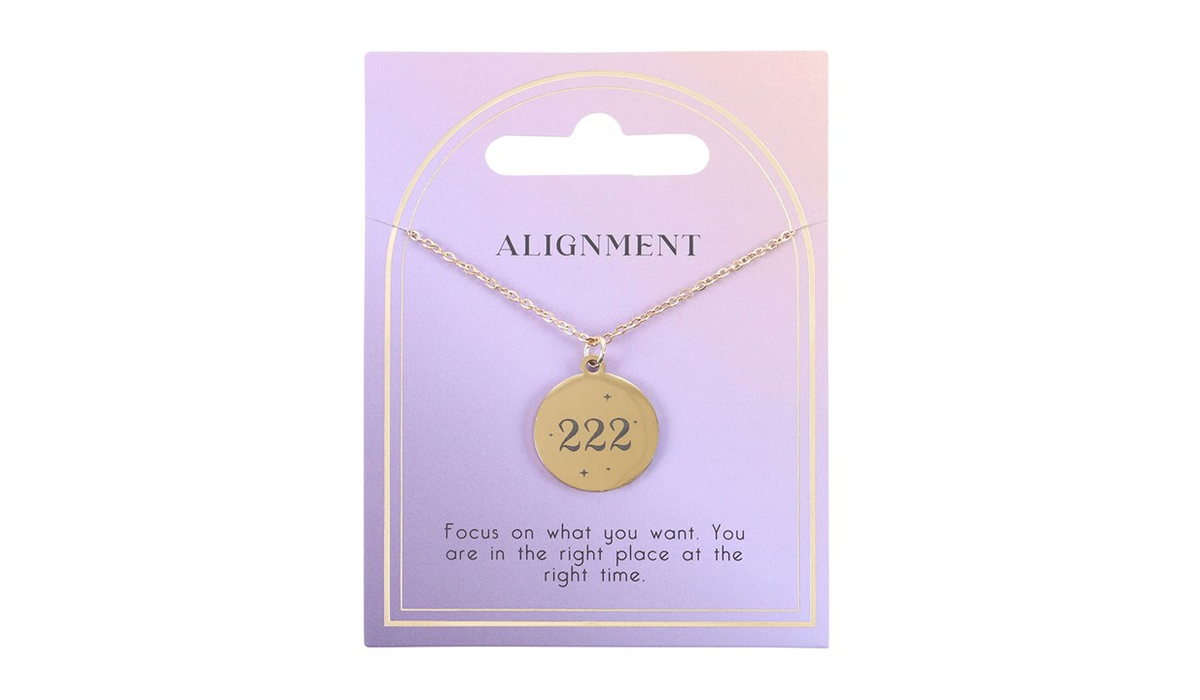 222 Angel Number Alignment Necklace