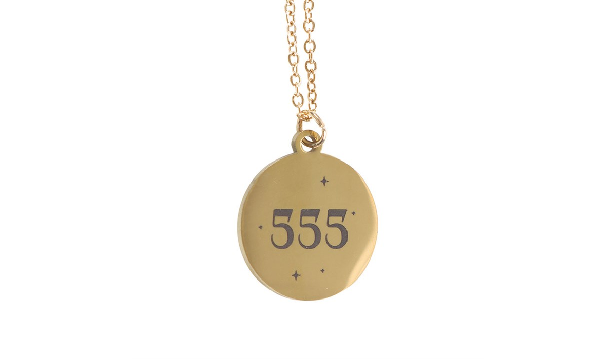 555 Angel Number Change Necklace