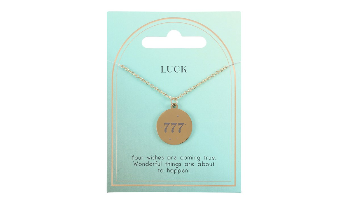 777 Angel Number Luck Necklace