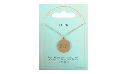 777 Angel Number Luck Necklace