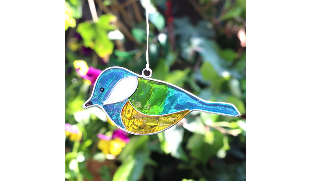 Blue Tit Bird Suncatcher