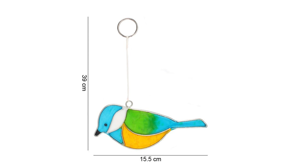 Blue Tit Bird Suncatcher