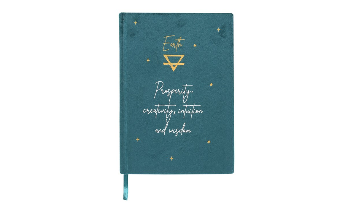 Earth Element Velvet A5 Notebook