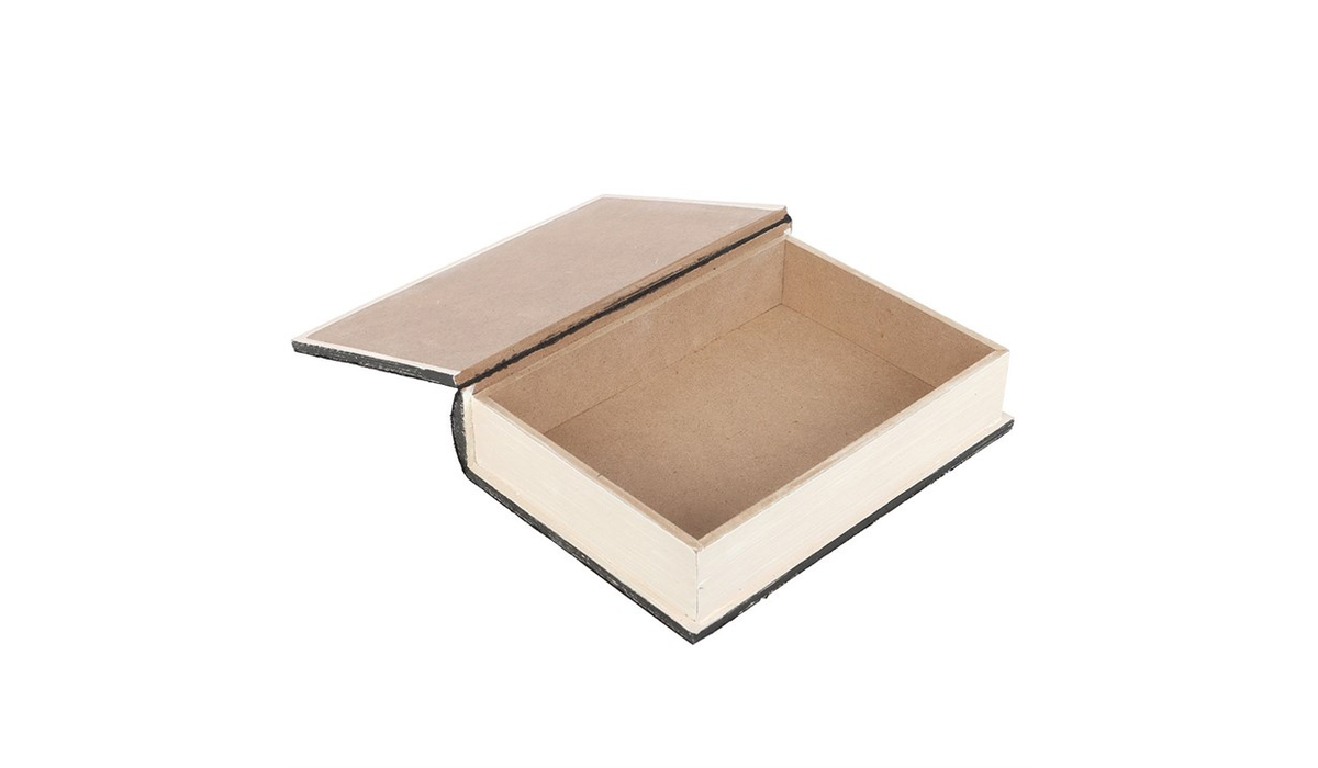 Black Talking Board Book Storage Box