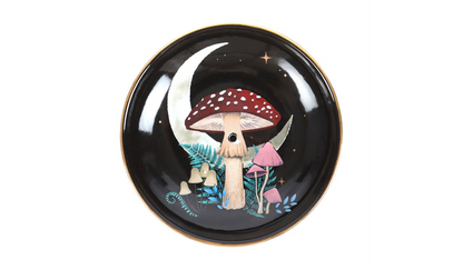 Forest Mushroom Ceramic Incense Plate