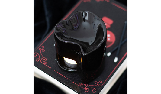 Black Heart Oil Burner and Wax Warmer