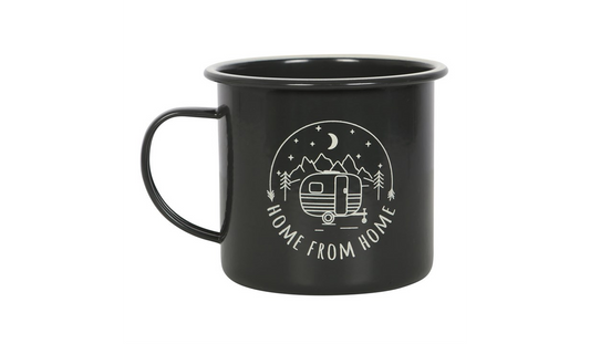 Home from Home Enamel Camping Mug