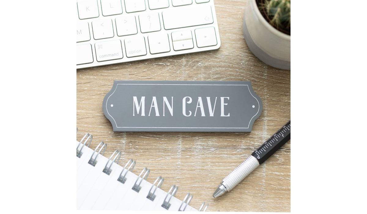 Man Cave Wall Plaque