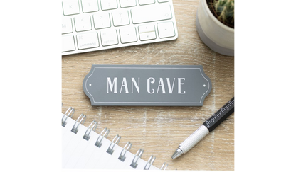 Man Cave Wall Plaque