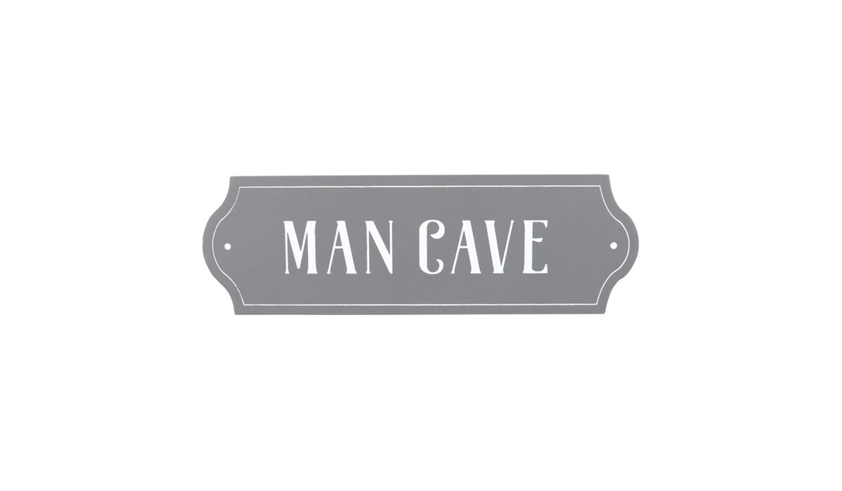 Man Cave Wall Plaque