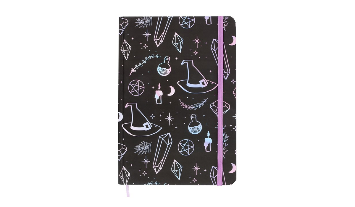 Crystal Witch Print A5 Notebook