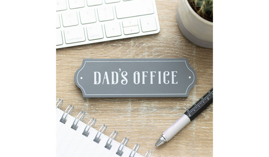 Dad's Office Wall Plaque