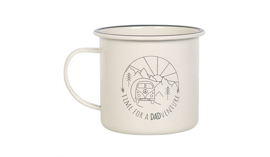 Dadventure Enamel Camping Mug