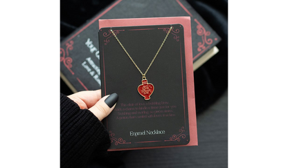 Love Potion Enamel Necklace Card