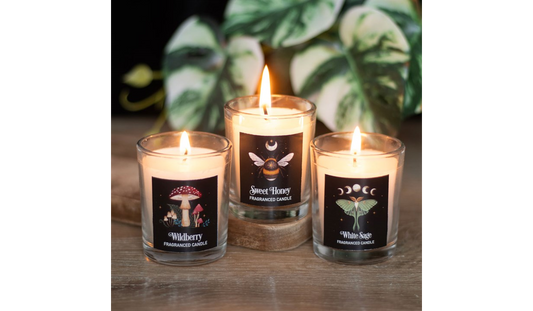 Dark Forest Votive Candle Trio