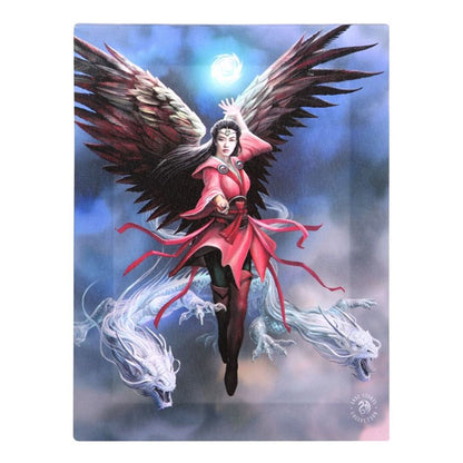 Air Element Sorceress Canvas Plaque by Anne Stokes